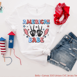 American Babe Peace Hands Shirt