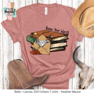 Know Your Worth Books Shirt