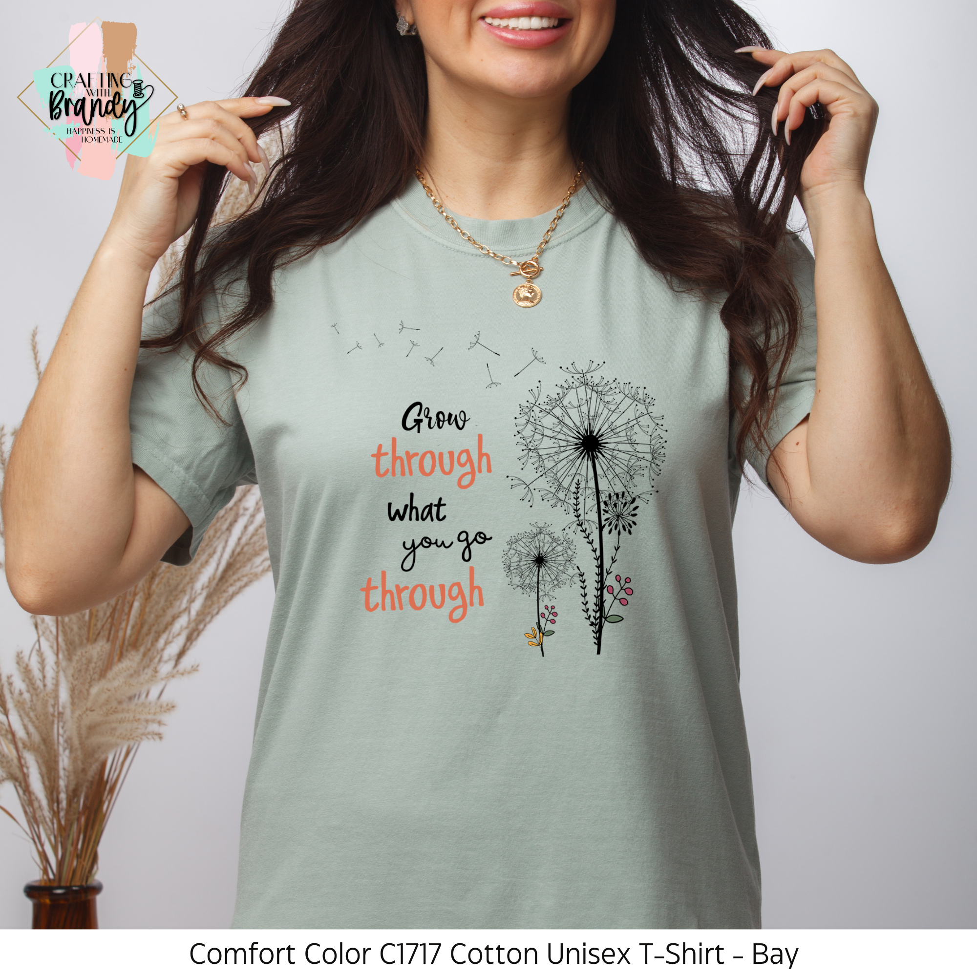 Grow Through What You Go Through Dandelion Shirt