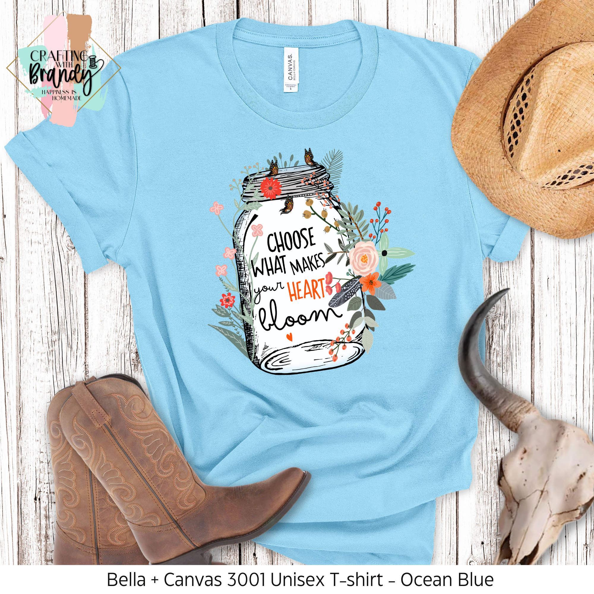 Choose What Makes Your Heart Bloom Shirt