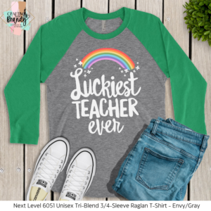 Luckiest Teacher Ever Raglan