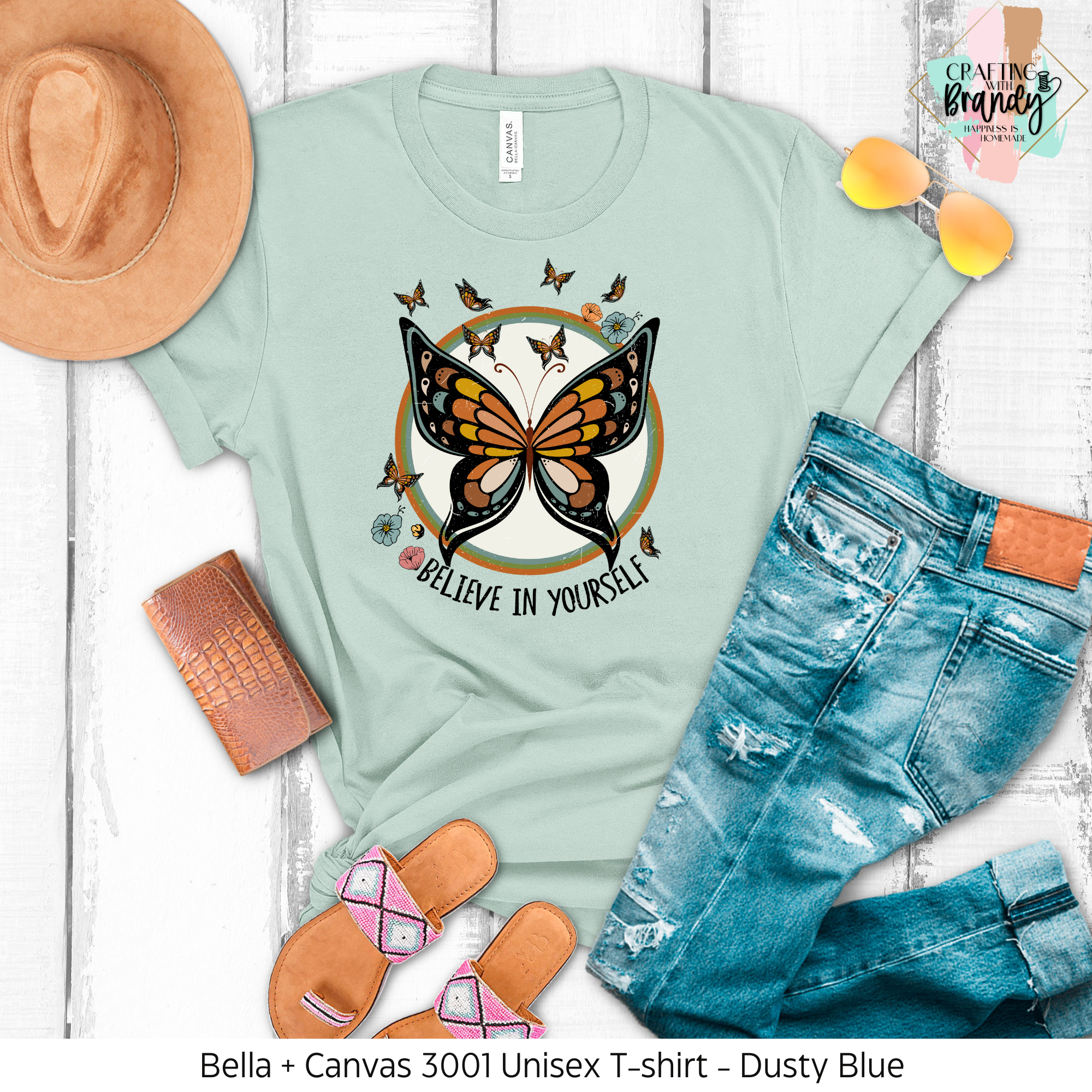 Believe In Yourself Butterfly Shirt