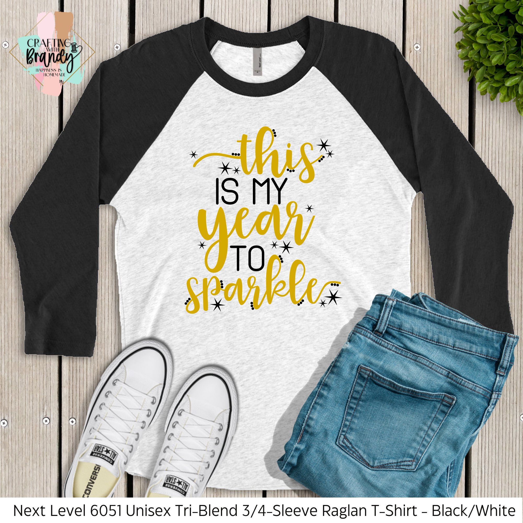 This Is My Year To Sparkle Raglan