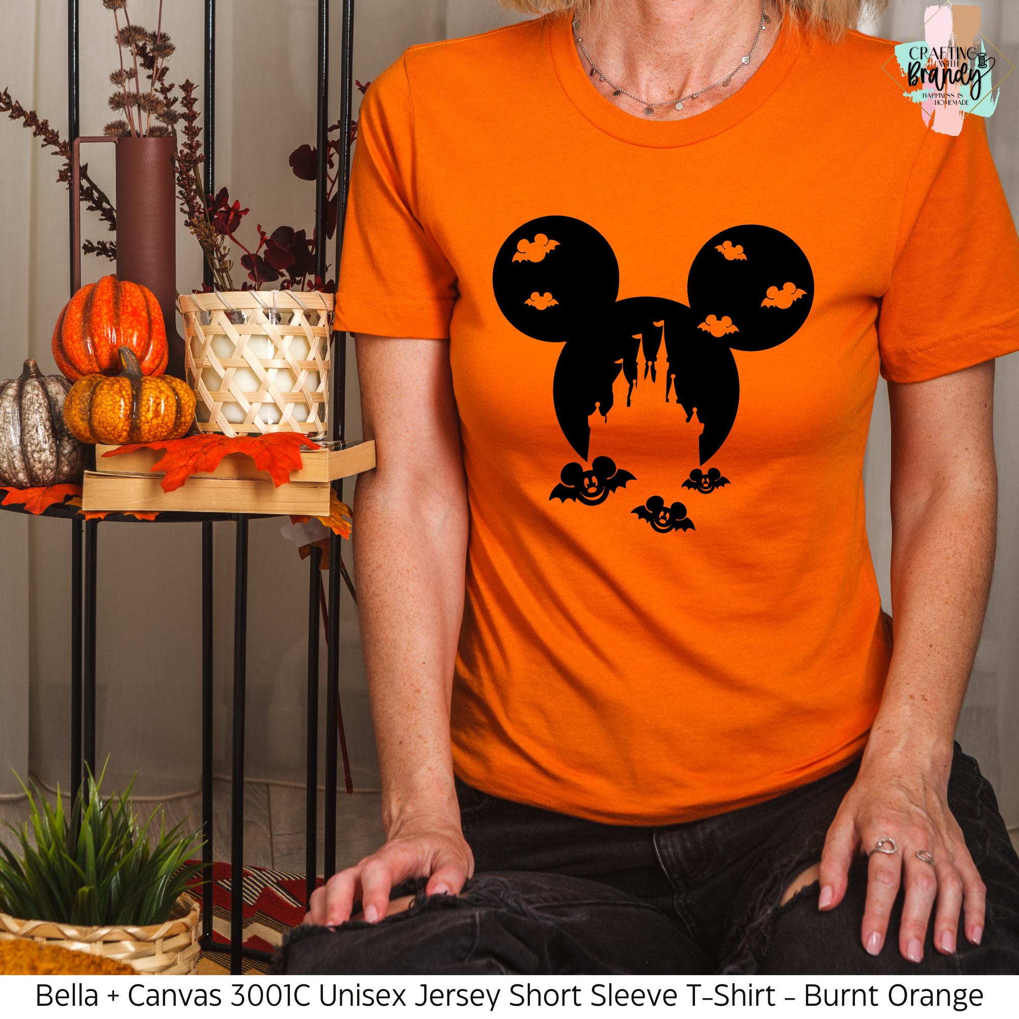 Mickey Bat Disney Castle Halloween Shirt