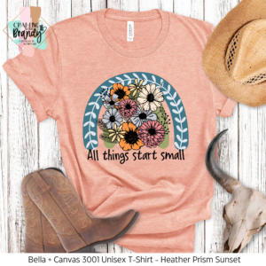 All Things Start Small Bouquet Shirt