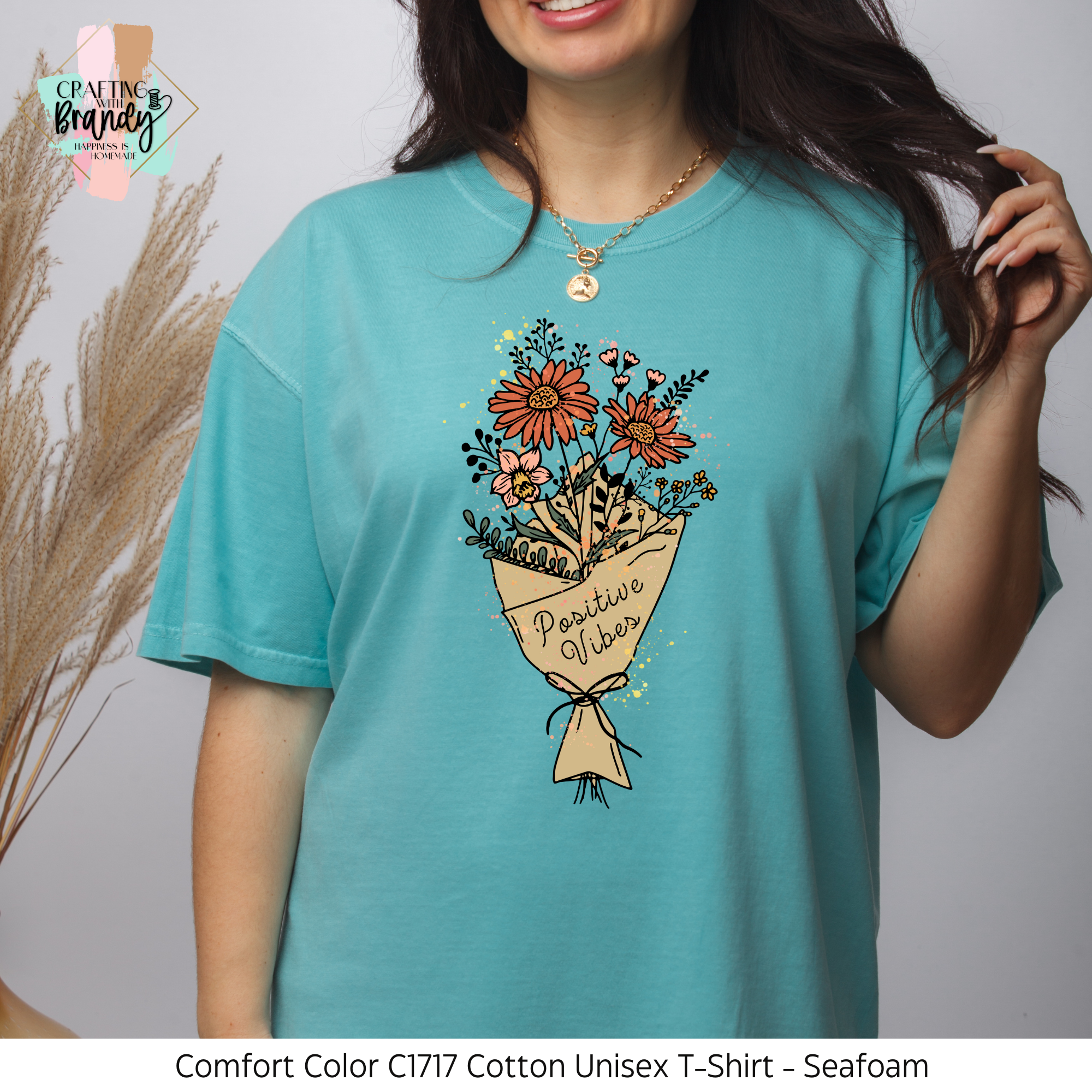 Positive Vibes Bouquet Shirt