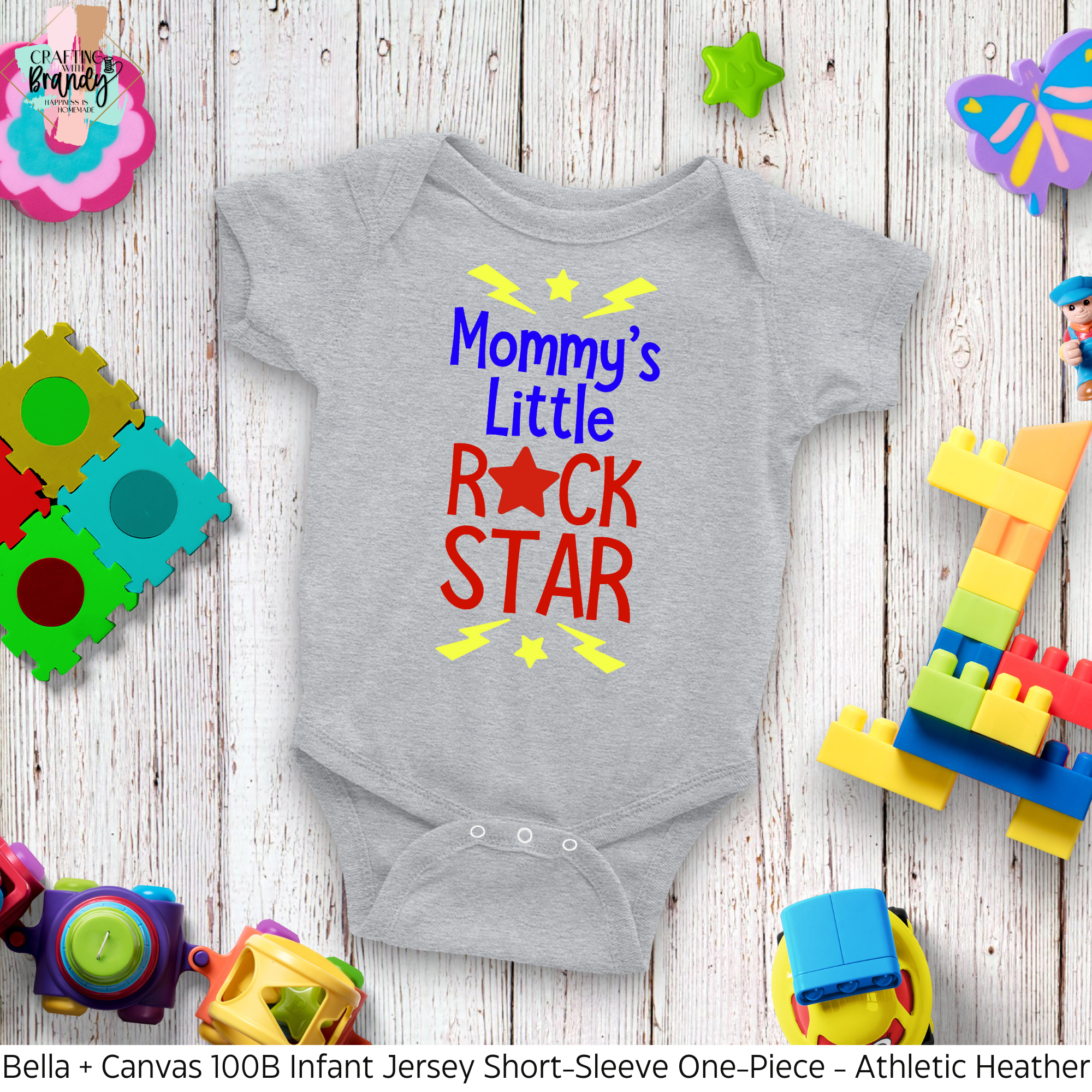 Mommy's Little Rock Star Onesie