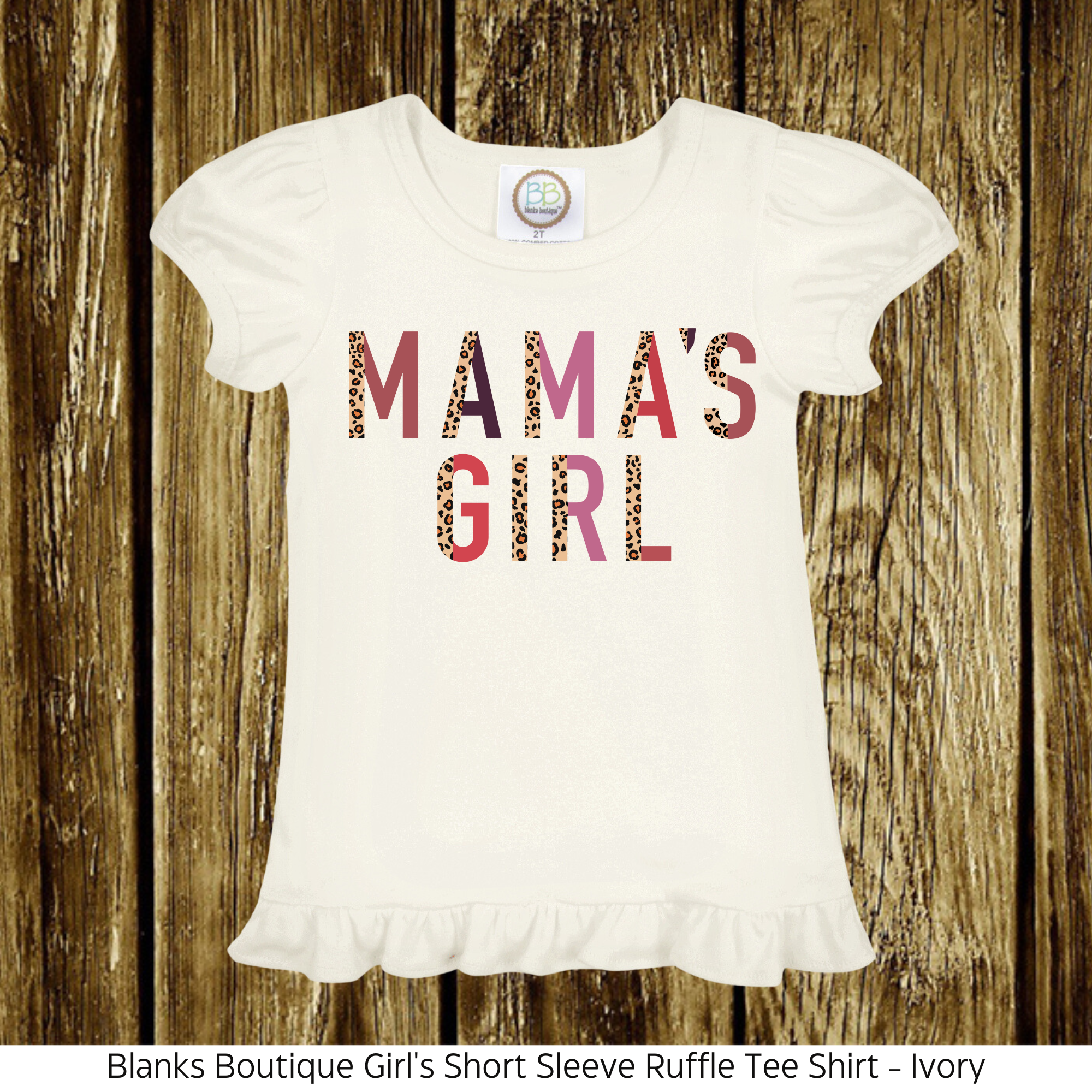 Mama's Girl Toddler Ruffle Shirt