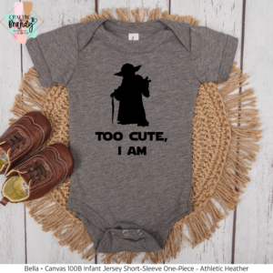 Too Cute, I Am Yoda Baby Onesie