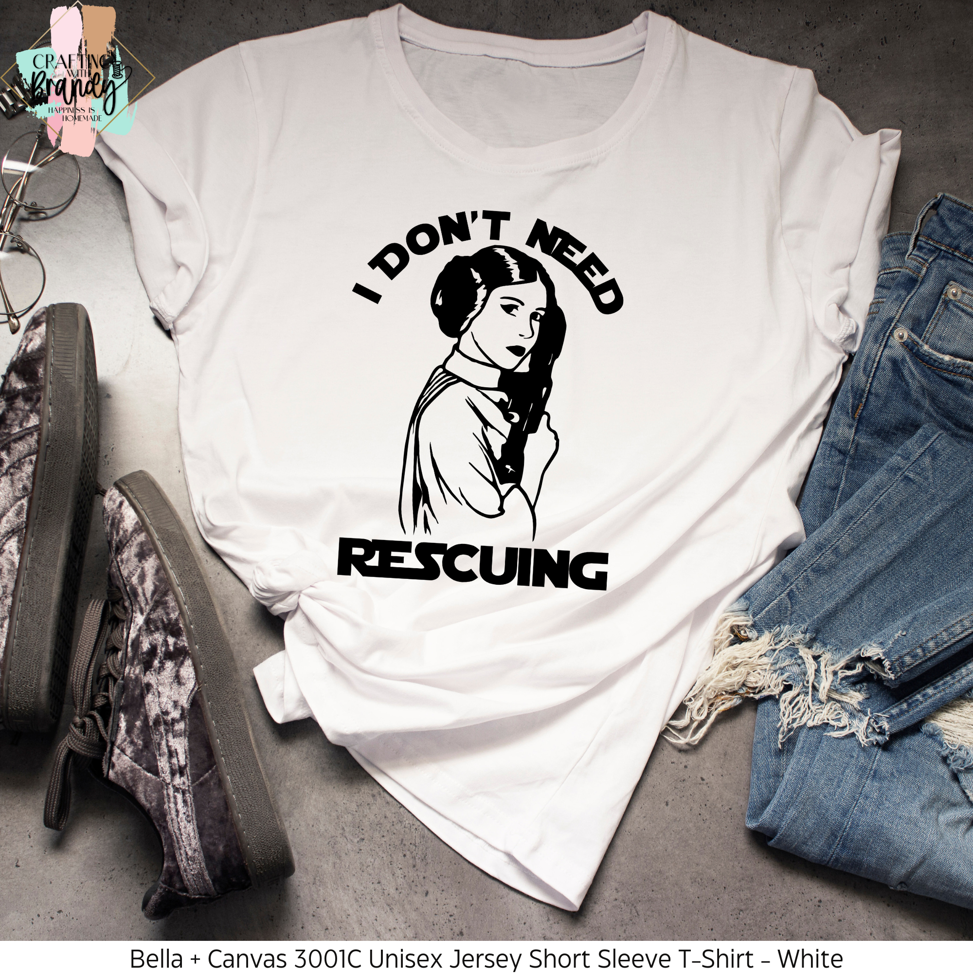 I Don't Need Rescuing Princess Leia Shirt