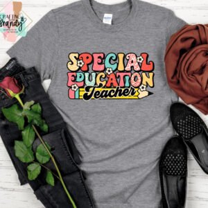 Special Education Teacher Retro Shirt
