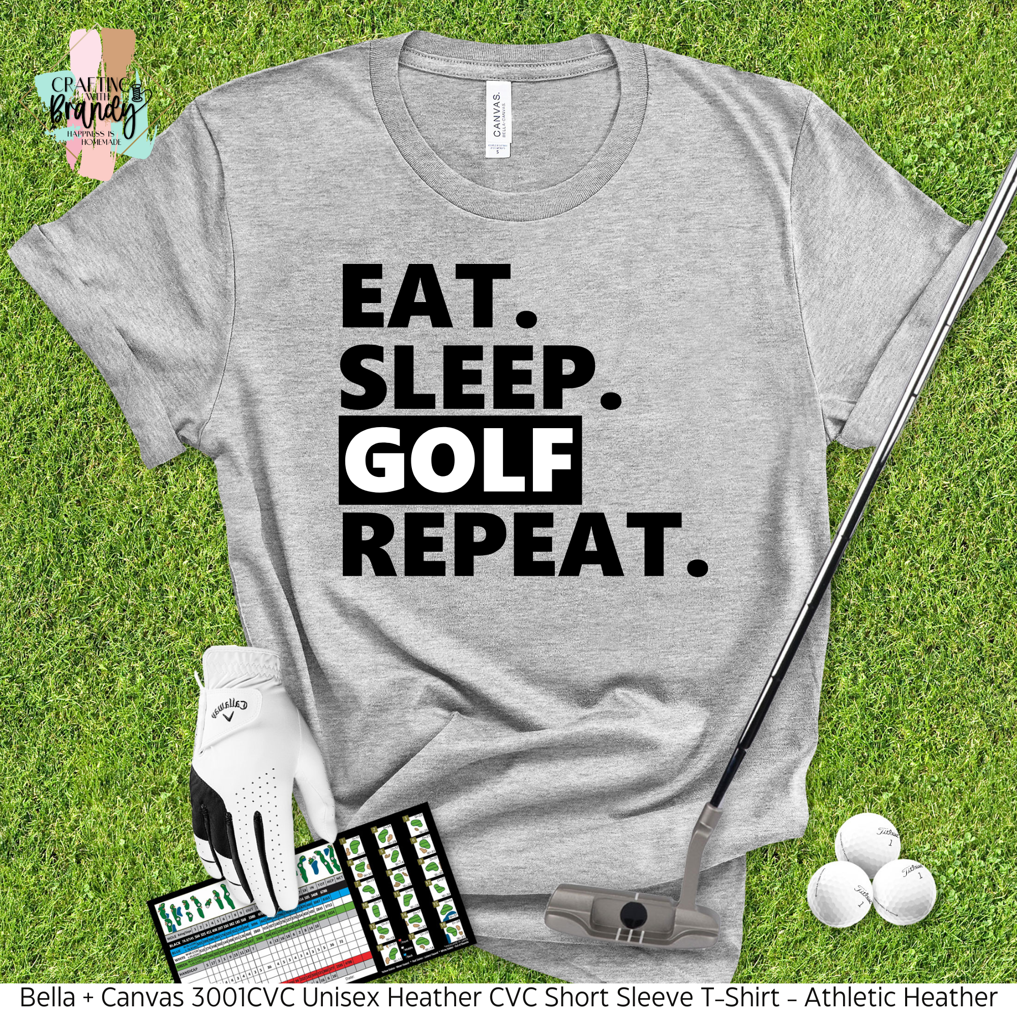Eat Sleep Golf Repeat Shirt
