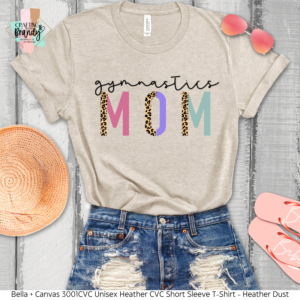 Gymnastics Mom Cheetah Print Shirt