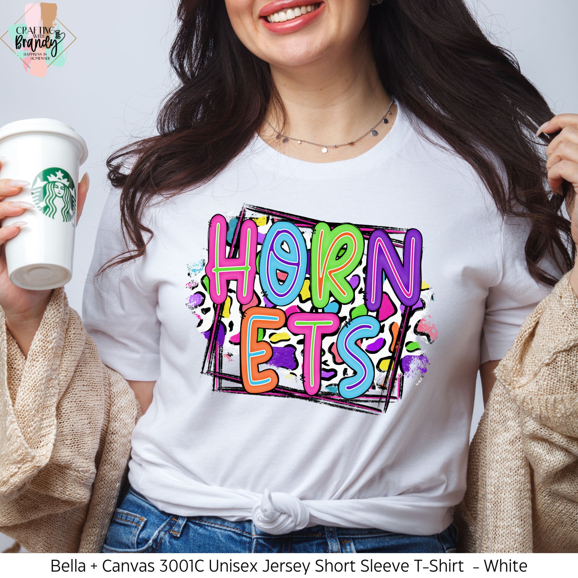 Hornets Neon Cheetah Print Shirt