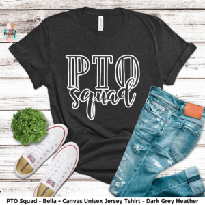 PTO Squad White Outline Shirt