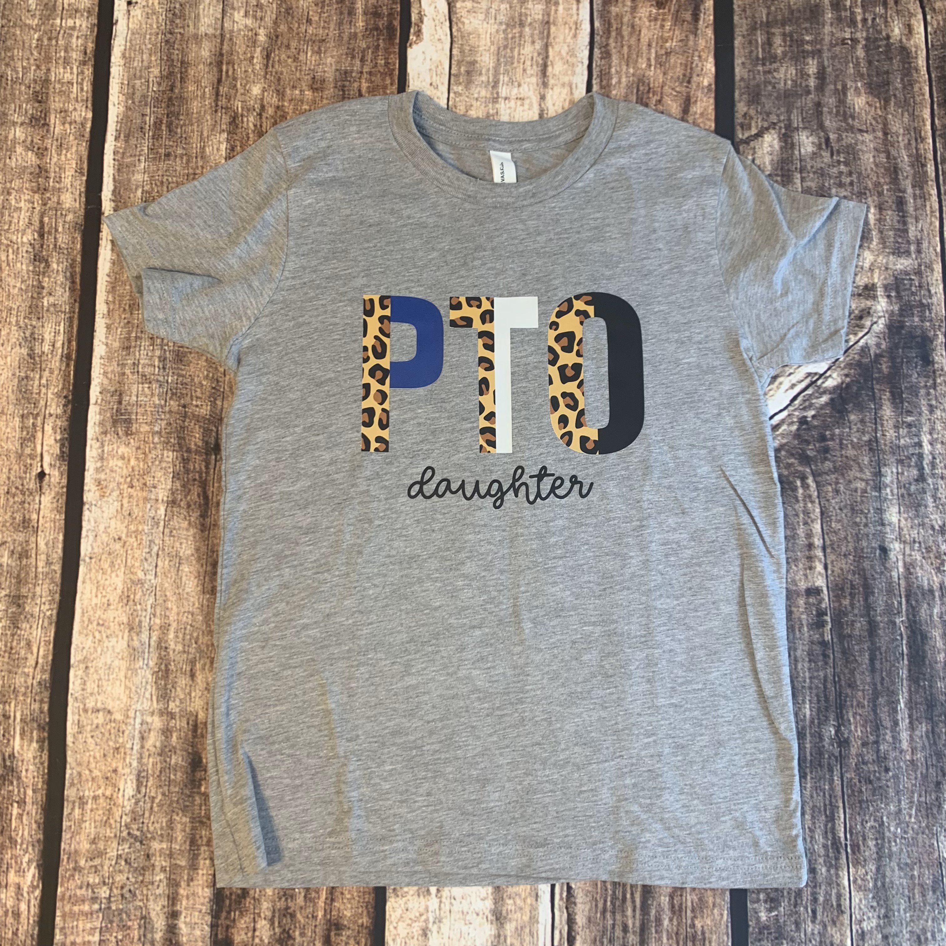PTO Daughter Cheetah Shirt