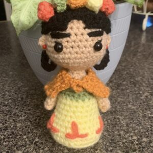 Frida Khalo Crochet Doll