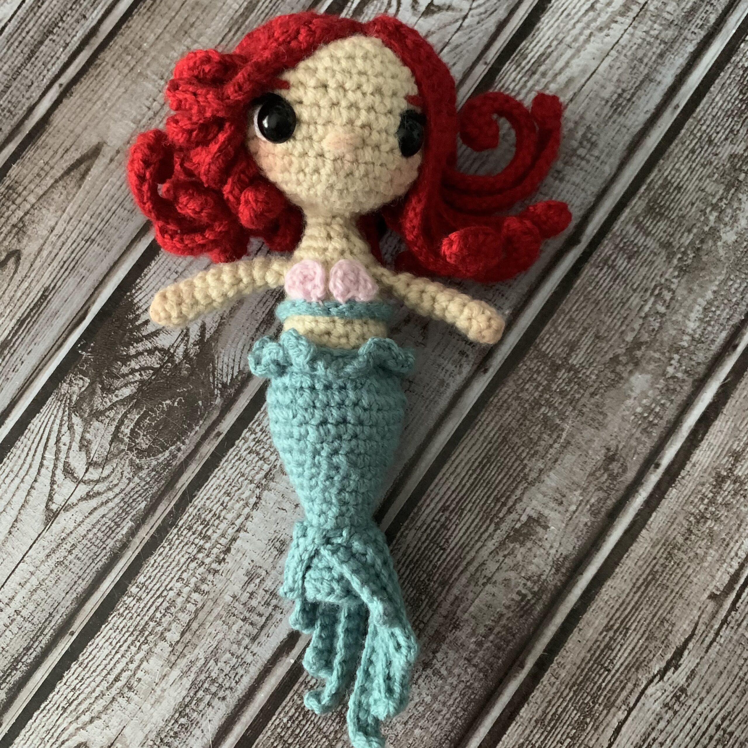 Little Mermaid Crochet Doll