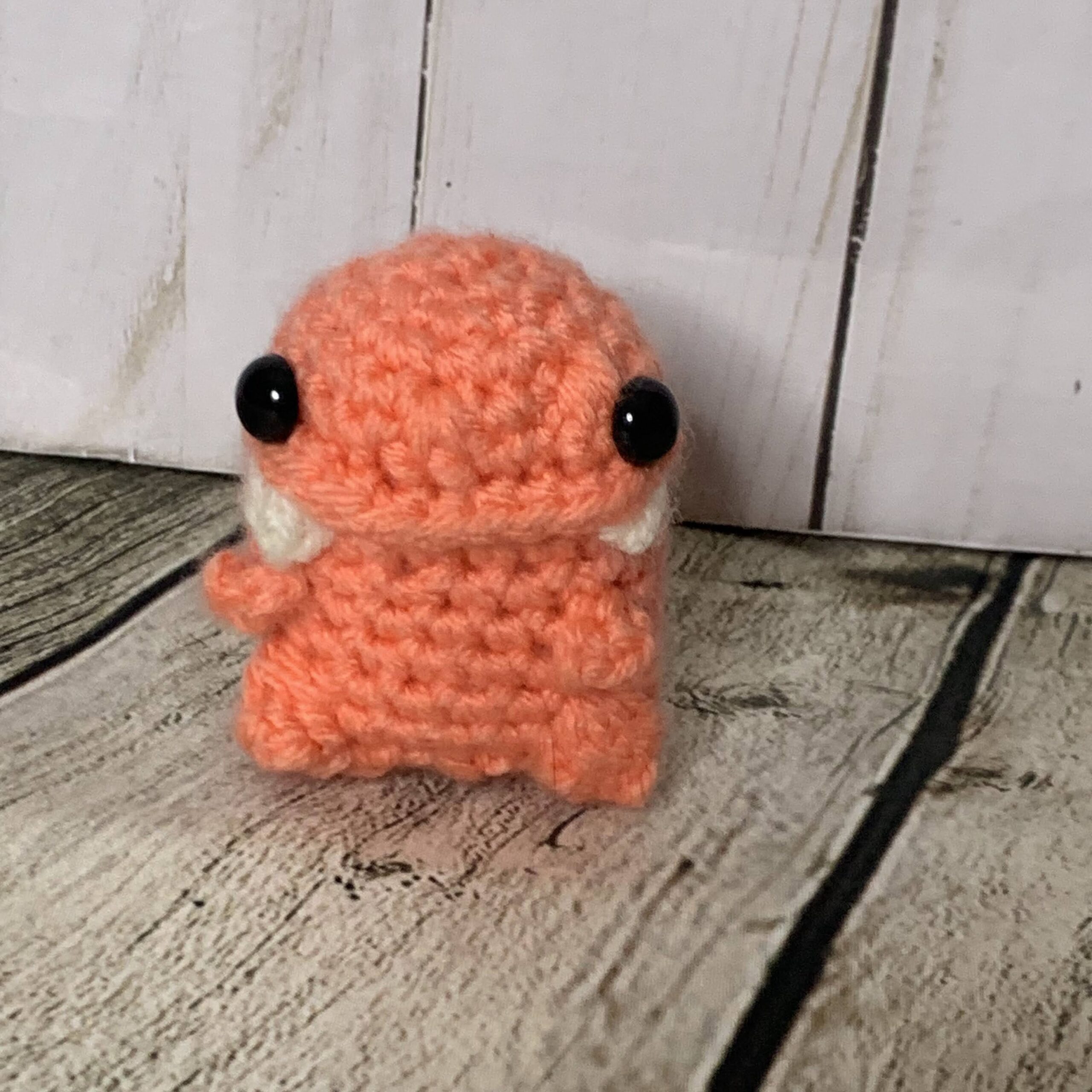 Baby Trex Crochet Doll