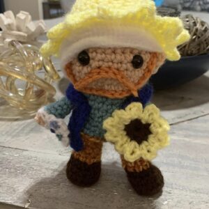 Vincent Van Gogh Crochet Doll