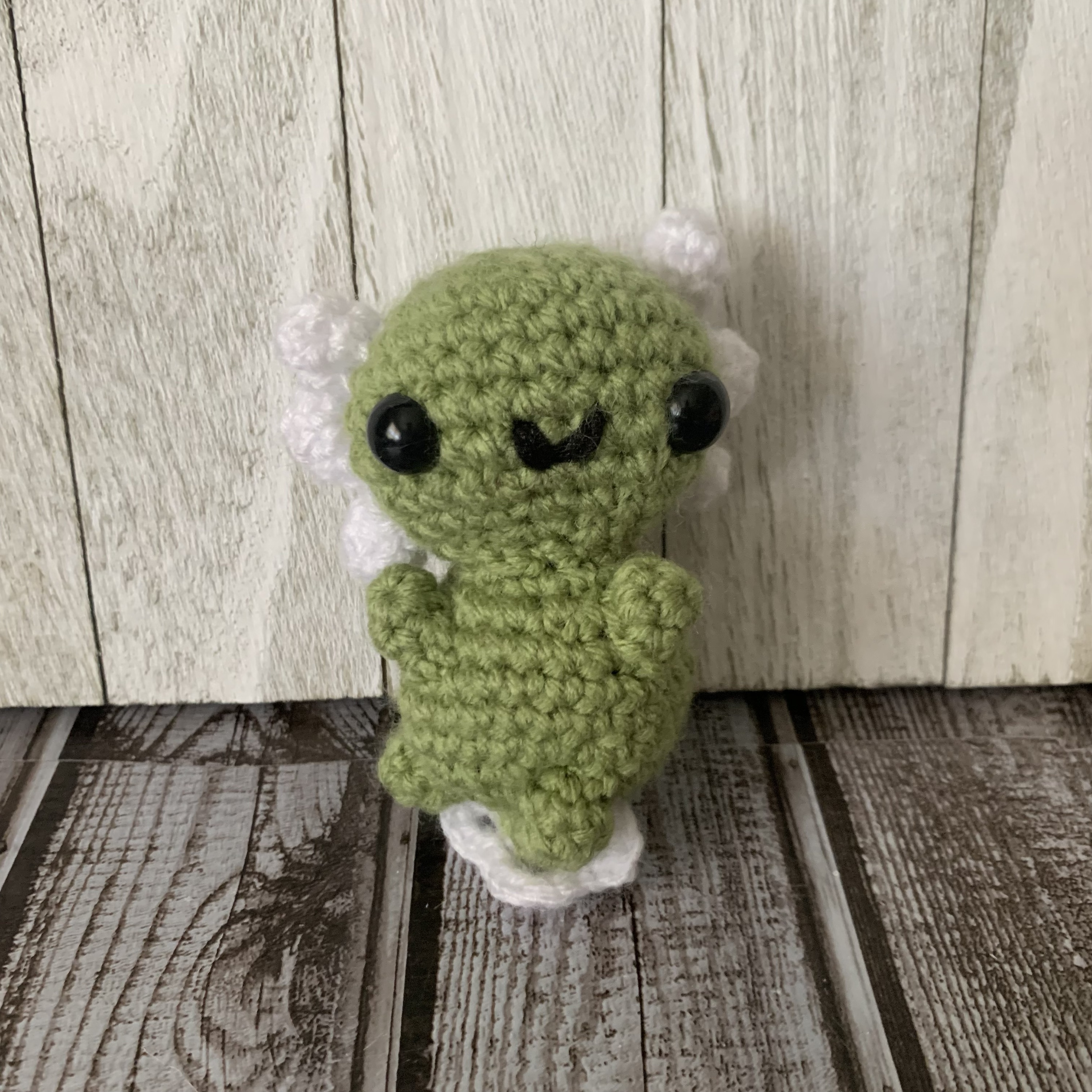 Axolotl Crochet Doll