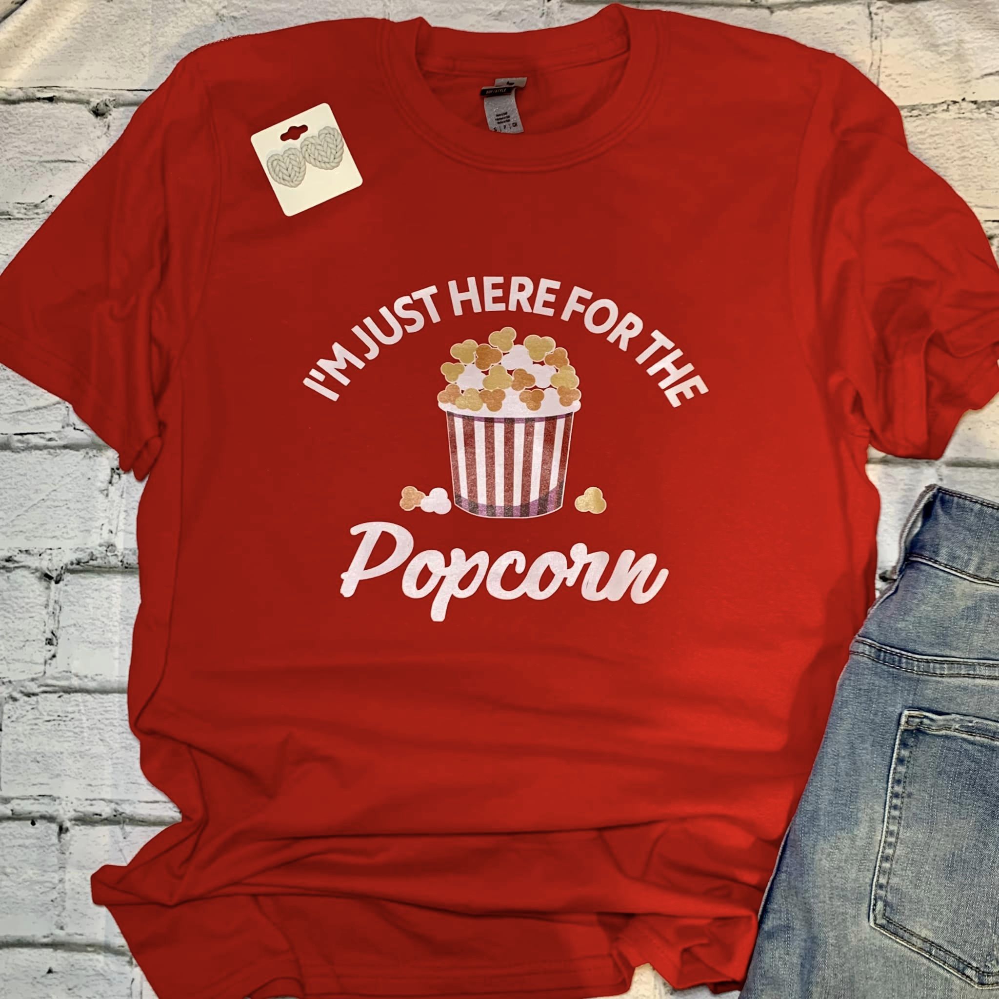 Feed Me Popcorn and More Popcorn Tshirt