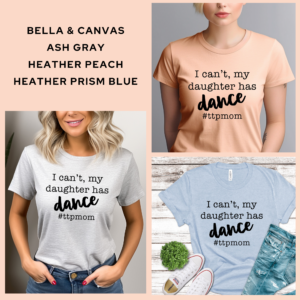 I can't, my daughter has dance ttpmom