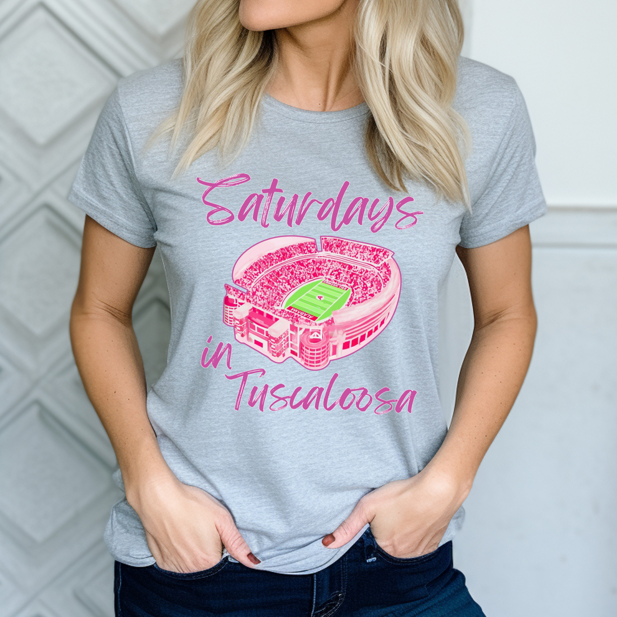 Saturdays in Tuscaloosa Pink Stadium