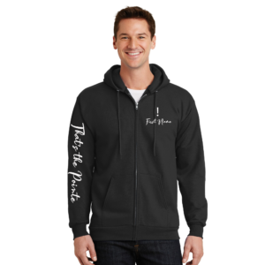 That's the Pointe Core Fleece Full-Zip Hooded Sweatshirt
