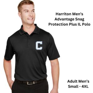 Harriton Men's Chelsea Polo Black