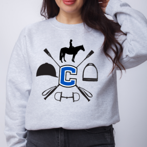 Chelsea C Equestrian Ash Sweatshirt