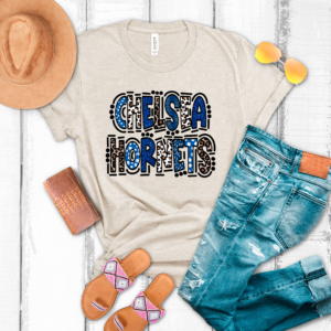 Chelsea Hornets Leopard Doodle Tshirt