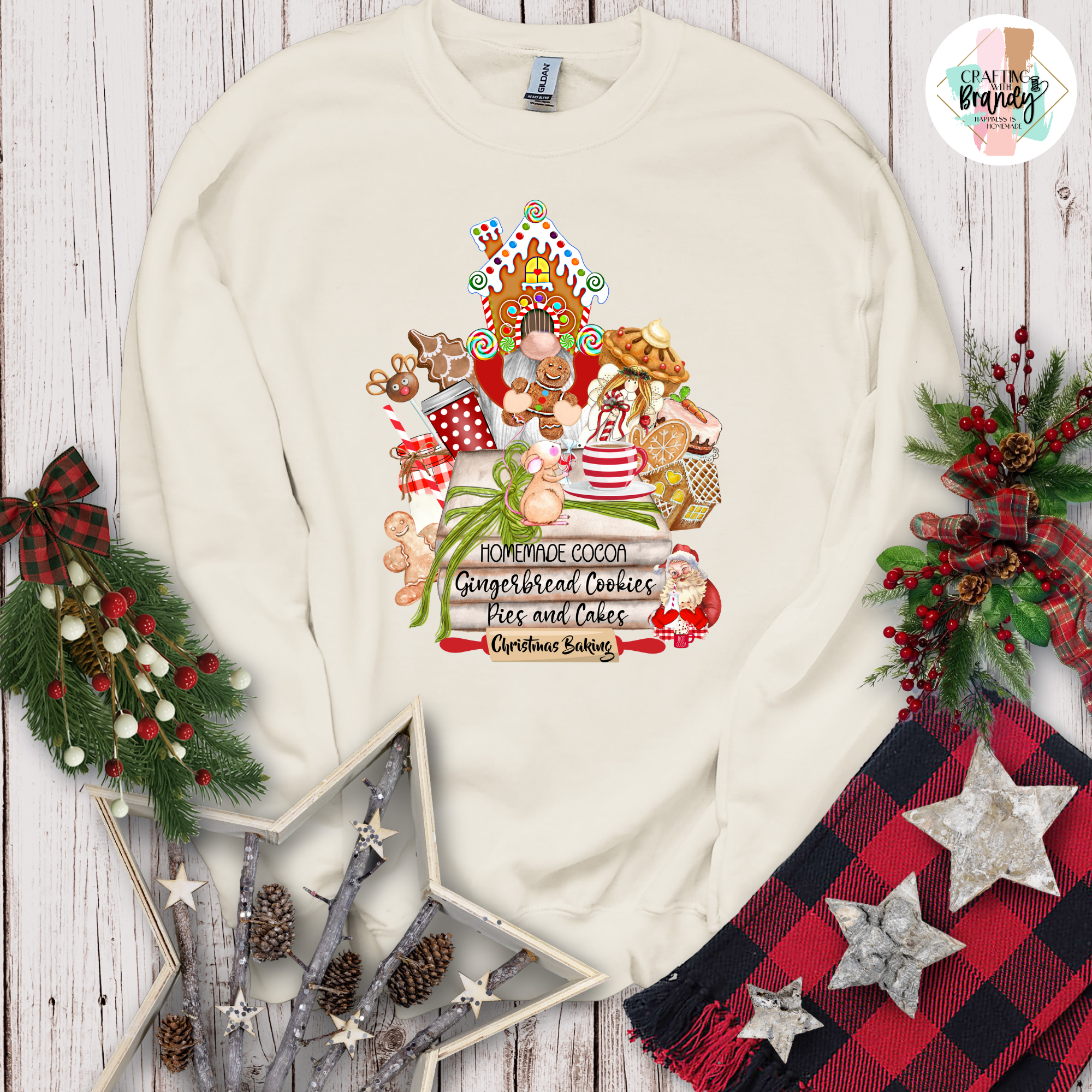 Christmas Baking Books Sweatshirts