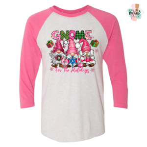 Gnome for the Holidays Raglan