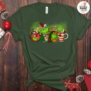 Grinch Christmas Coffees Tshirt
