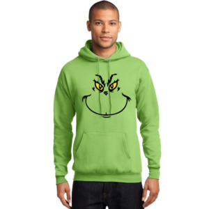 Grinch Smile Lime Hoodie Adult & Youth