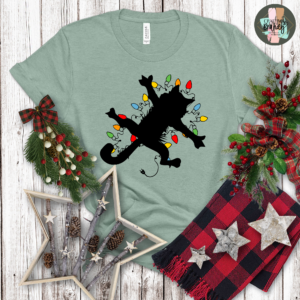 Griswold Cat Lights Tshirt