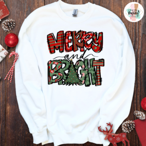 Merry and Bright Sketch Sweatshirt