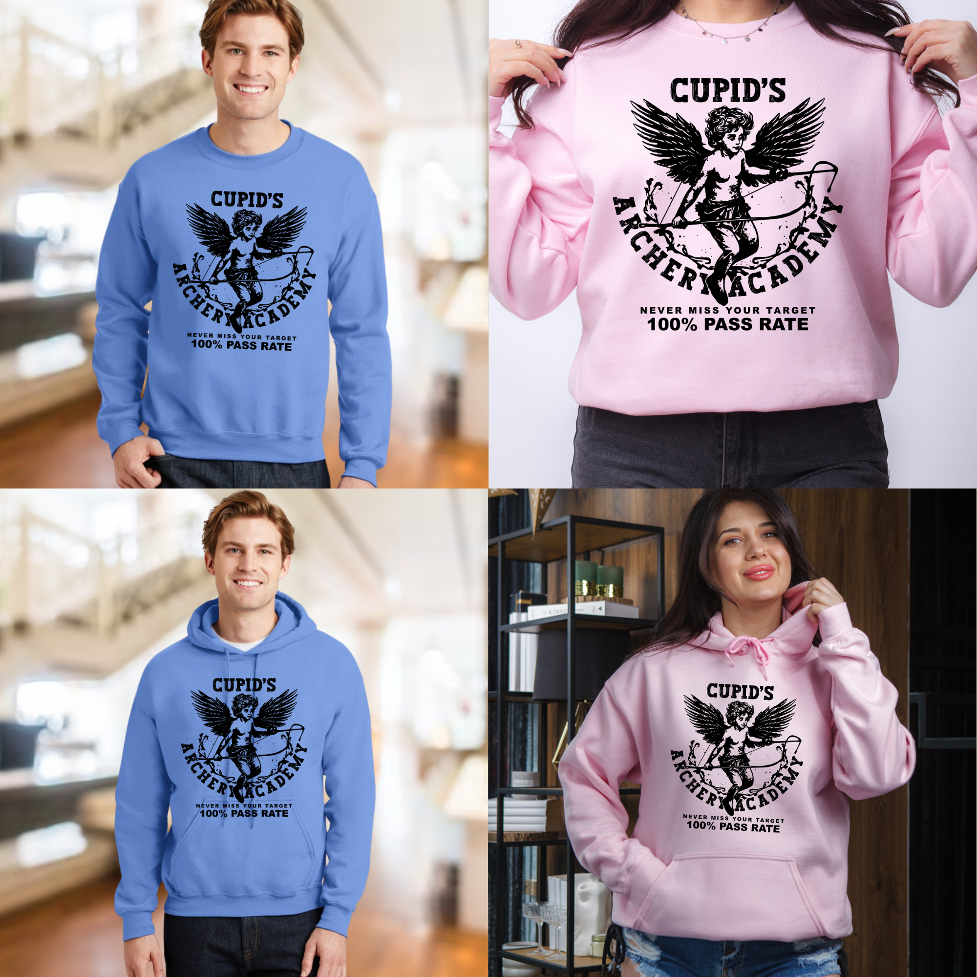 Cupid's Archer Academy Sweatshirt or Hoodie