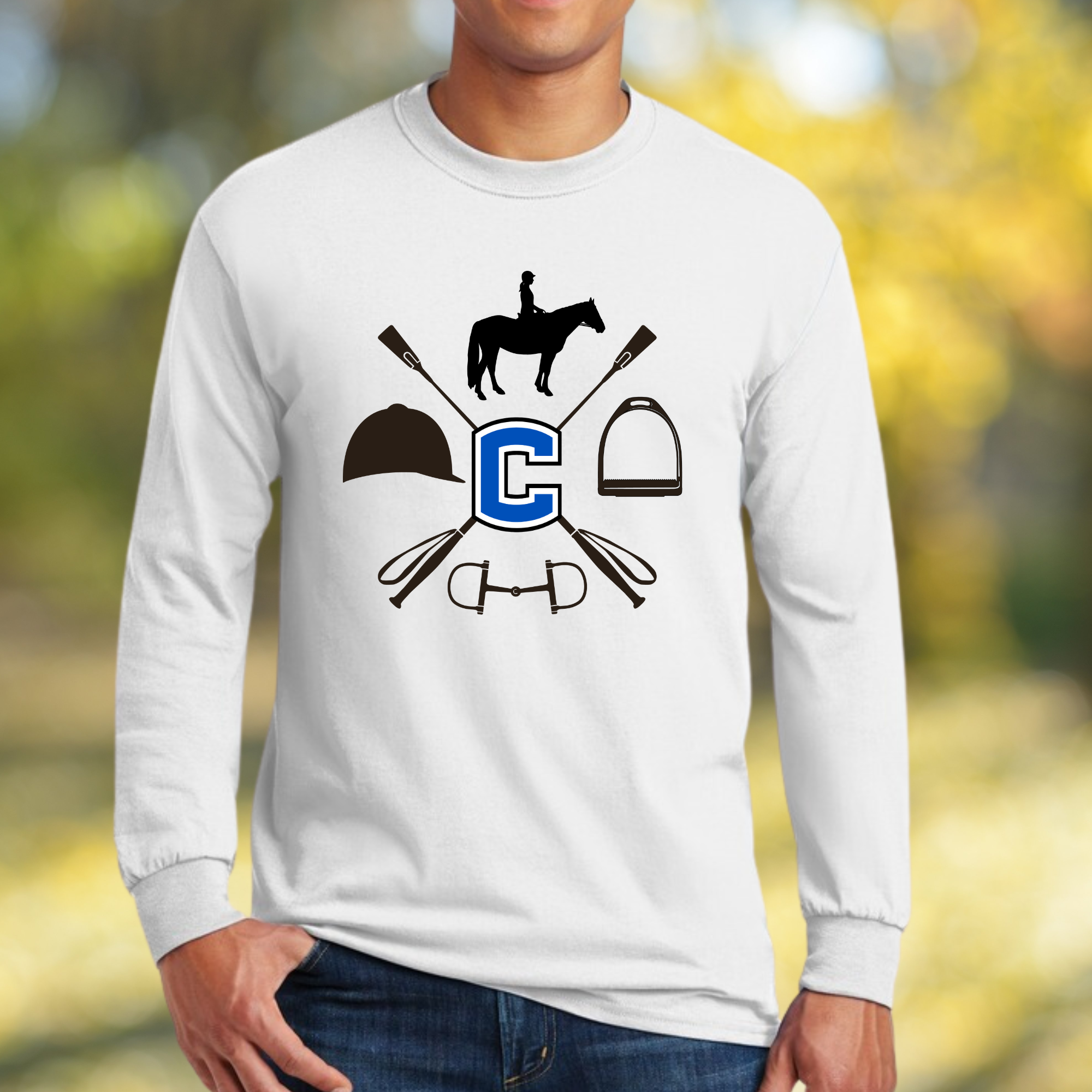 Chelsea C Equestrian Longsleeve Tshirt