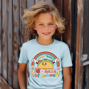 Taco Bout 100 Days of School Adult & Youth Tshirt