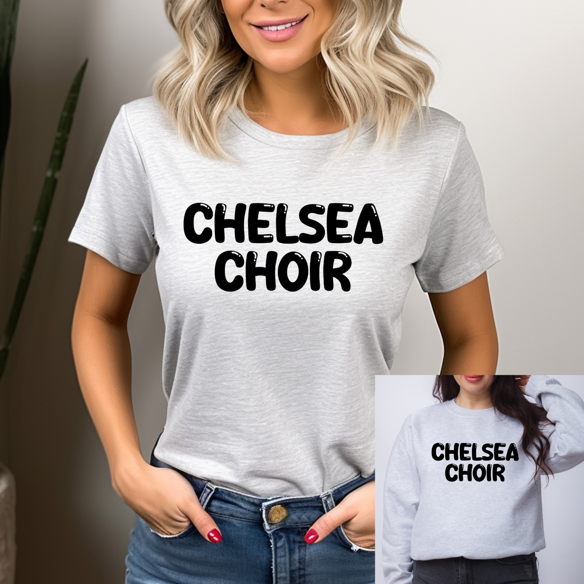 Chelsea Choir Bubble Tshirt or Sweatshirt