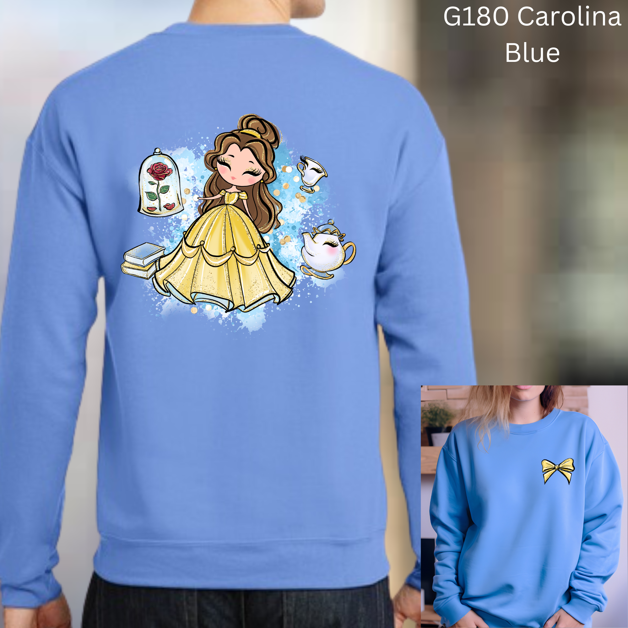 Belle, Mrs. Potts and Chip Sweatshirt