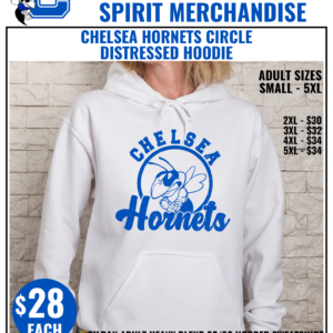 Chelsea Hornets Circle Distressed Hoodie