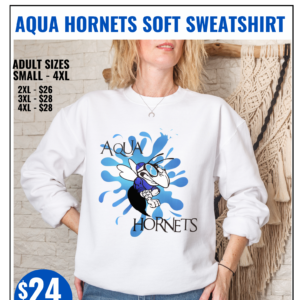 Aqua Hornets Soft Sweatshirt