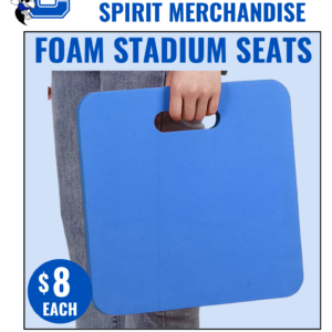 Portable Stadium Bleacher Seat - Royal - EVA Foam