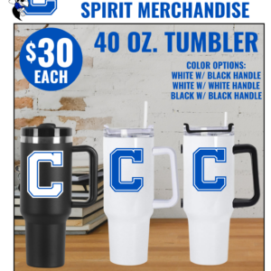 Chelsea C 40 oz Tumbler with Handle