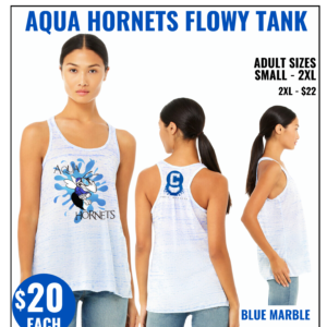 Aqua Hornets Flowy Tank Top