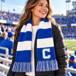 Chelsea C Spectator Scarf – Royal & White