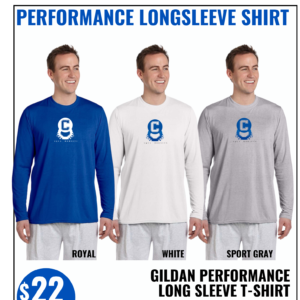 Aqua Hornets Performance Long Sleeve Shirt